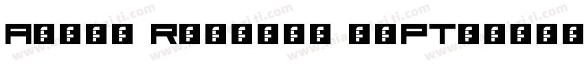 Arial Regular 45PT字体转换